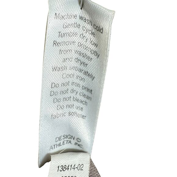 Athleta Leggings Brown Stripe Print  | Plus Size High Rise Active Pants | 1X - Picture 8 of 11